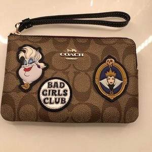 Coach Disney X Villains wristlet